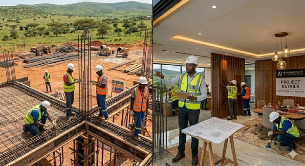 Construction services site execution
